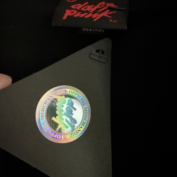 BRAND NEW - 2015 Official Merch - Daft Punk Logo Hoodie Size M - Picture 4 of 5